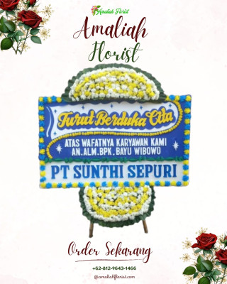 Papan Bunga Duka di Margamukti