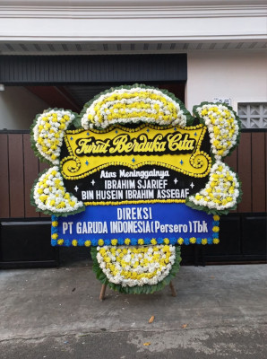 Papan Bunga Duka di Margamukti