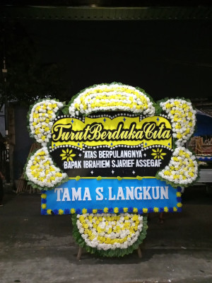 Papan Bunga Duka di Margamukti